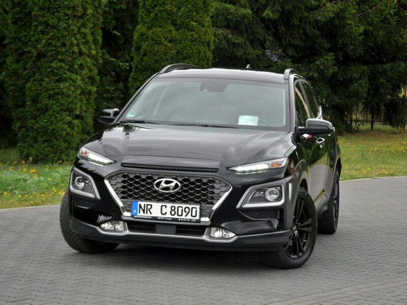 Hyundai Kona 1.6T(177KM)*4WD*Radar*Ful Led*Automat*Kamera*Skóry*KeylessGo*Alu17"ASO I (2017-2023)