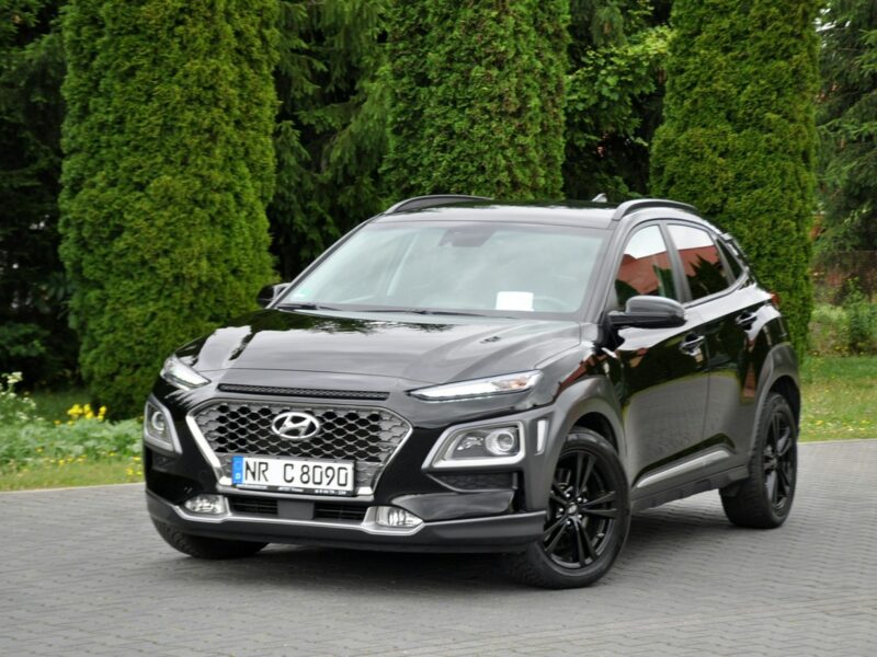 Hyundai Kona 1.6T(177KM)*4WD*Radar*Ful Led*Automat*Kamera*Skóry*KeylessGo*Alu17"ASO I (2017-2023)