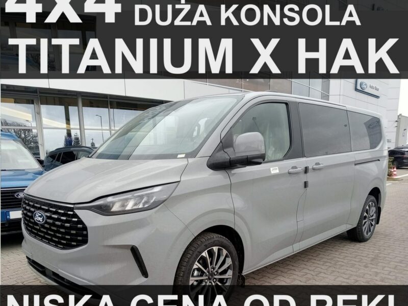 Ford Tourneo Custom 4x4 L2 Titanium X Matrix LED HAK Kamera 360 Dostępny od ręki ! 3409zł