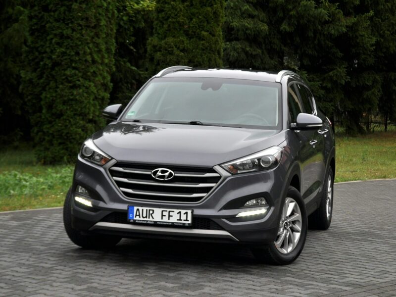 Hyundai Tucson 2.0CRDi(136KM)*4WD*Led*Navi*Kamera*Grzana Kierowni*Welur*Reling*Alu17" III (2015-2020)