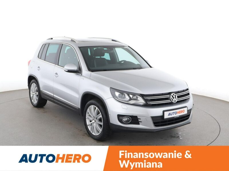 Volkswagen Tiguan 4X4 160KM Navi Klimatyzacja Panorama Podgrzewane fotele Czujniki parko I (2007-2016)