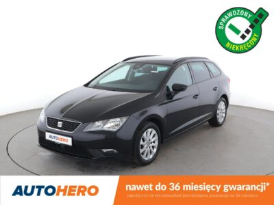 Seat Leon navi klima auto grzane fotele kamera i czujniki parkowania III (2012-)