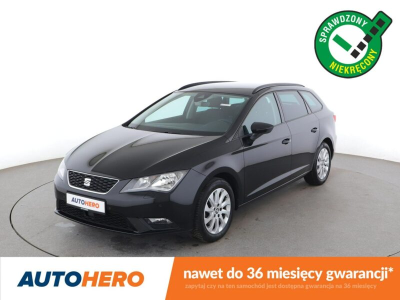 Seat Leon navi klima auto grzane fotele kamera i czujniki parkowania III (2012-)