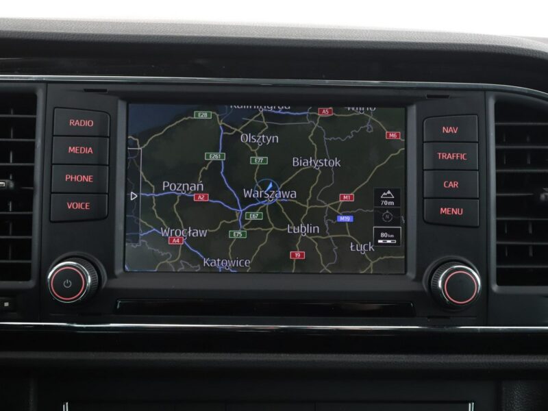 Seat Leon navi klima auto grzane fotele kamera i czujniki parkowania III (2012-)