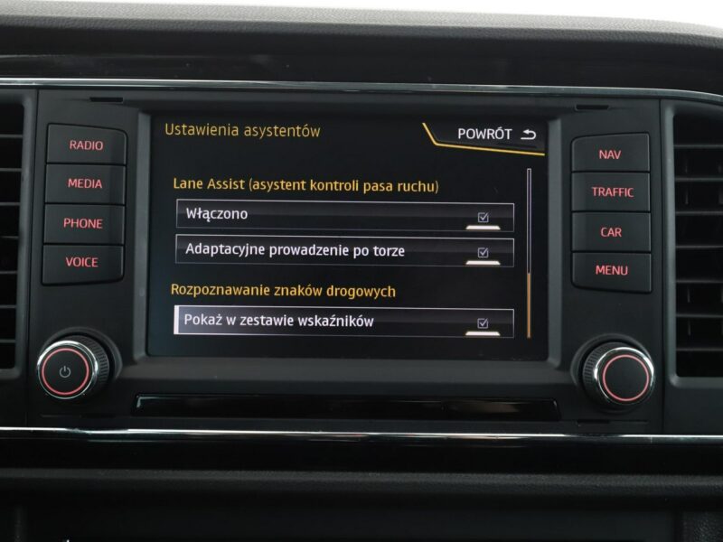 Seat Leon navi klima auto grzane fotele kamera i czujniki parkowania III (2012-)