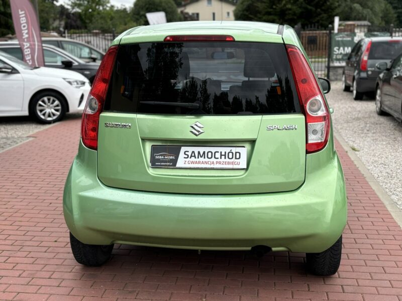 Suzuki Splash Gwarancja, Klima, Podgrzewane lusterka,