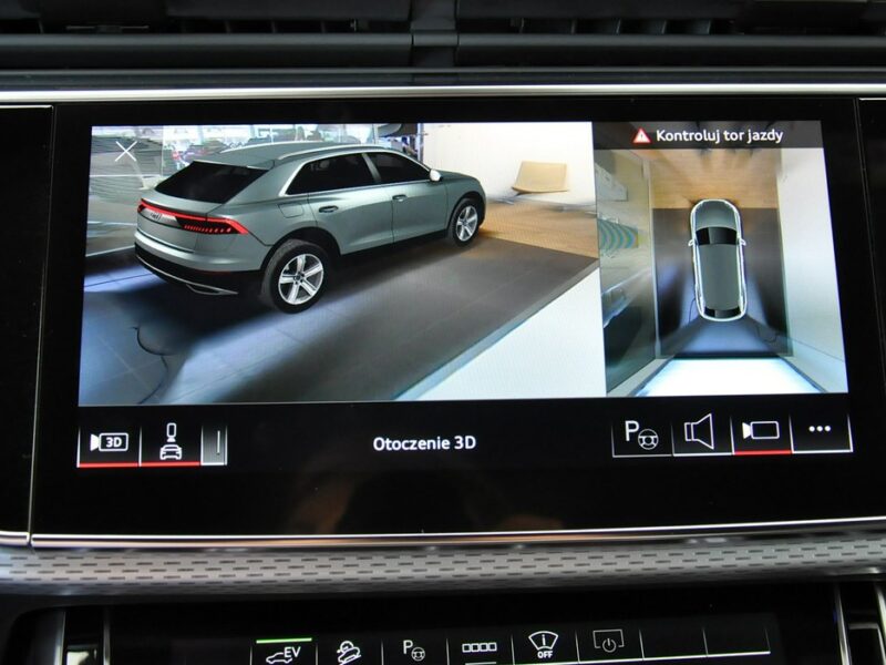 Audi Q8 55TFSIe Quattro Sline B&O Virtual MatrixLed Kamery360 TempomatAC Alu21