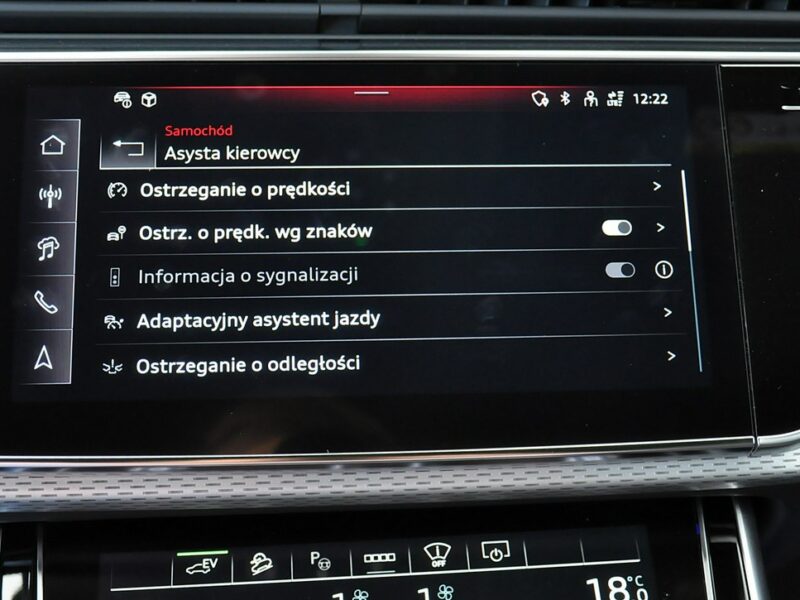 Audi Q8 55TFSIe Quattro Sline B&O Virtual MatrixLed Kamery360 TempomatAC Alu21