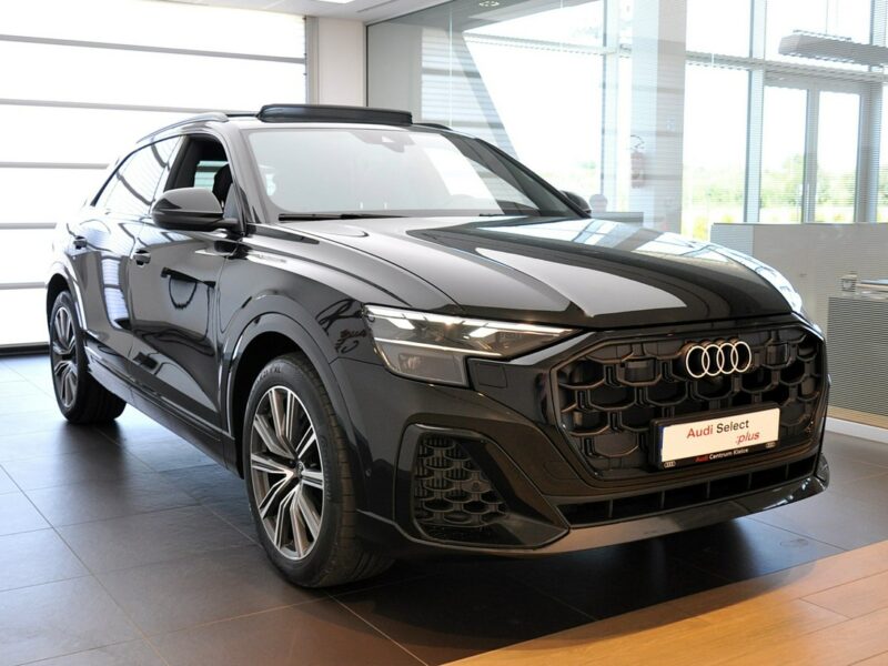 Audi Q8 55TFSIe Quattro Sline B&O Virtual MatrixLed Kamery360 TempomatAC Alu21