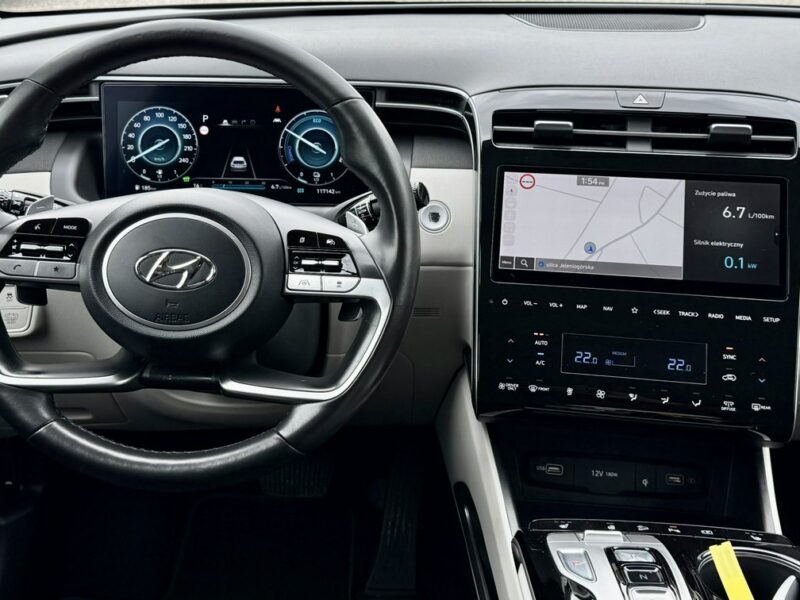 Hyundai Tucson 230KM,Hybryda,Bogata wersja,Gwarancja IV (2020-)