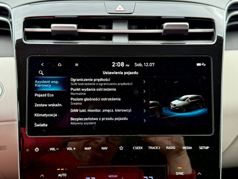 Hyundai Tucson 230KM,Hybryda,Bogata wersja,Gwarancja IV (2020-)
