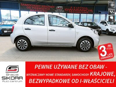 Nissan Micra 1,2 BENZYNA KUPIONY W POLSKIM SALONIE GWARANCJA Bezwypadkowy KLIMA ESP K13 (2010-2016)