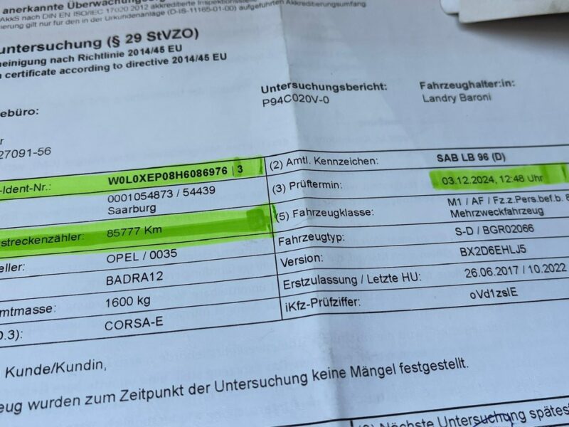 Opel Corsa 1.4 Benzyna Bogato Wyposażony Zarejestrowany Ubezpieczony E (2014-)