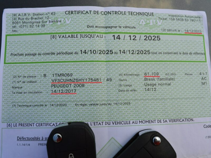 Peugeot 2008 GT-Line 1.2i 100% bezwypadkowy Panoramadach Kamera Navi 71tys.km. I (2013-2019)