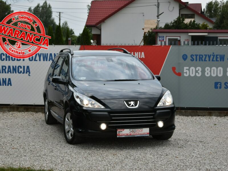 Peugeot 307 BENZYNA 2.0 16v 140KM 2008r. Climatronic Alufelgi Isofix Polecam I (2001-2005)