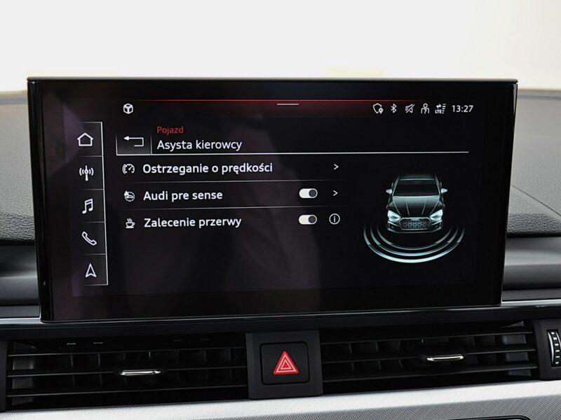 Audi A5 45TFSI 265 KM Quattro Sline B&O MatrixLed Tempopmat Kamera Ambiente F5 (2016-)