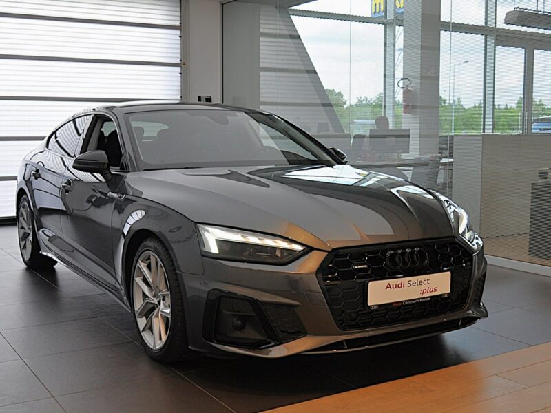 Audi A5 45TFSI 265 KM Quattro Sline B&O MatrixLed Tempopmat Kamera Ambiente F5 (2016-)