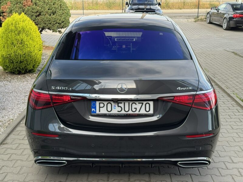 Mercedes S 400 Long. Bezwypadkowy. Niemal pełne wyposażenie. Wideoprezentacja. FV23%. W223 (2020-)
