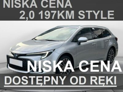 Toyota Corolla Style 2,0 196KM Kamera Super Niska Cena Dostępny od ręki 1539 zł E21 (2019-)