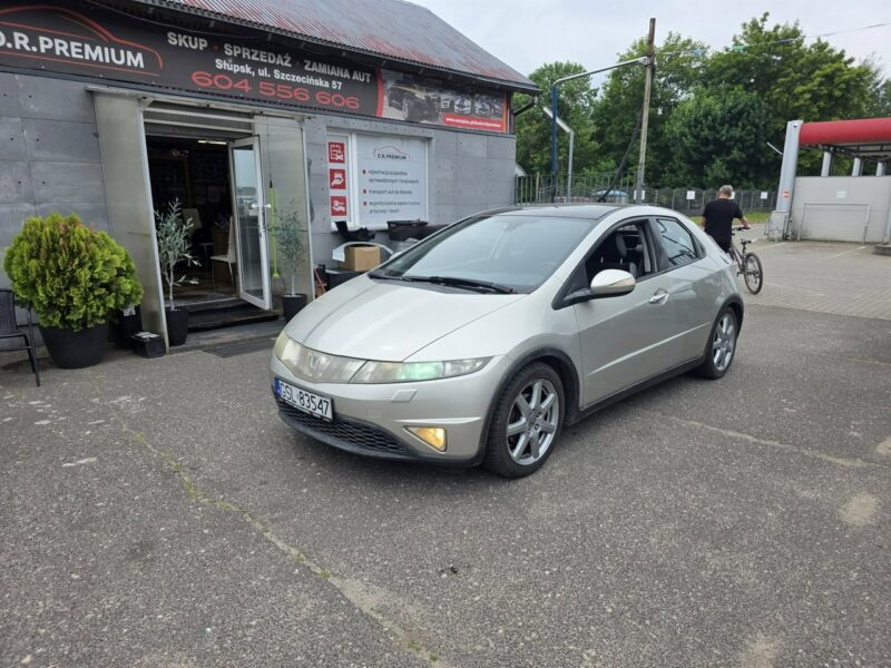 Honda Civic 1.8 Benzyna + LPG 140 KM, Klimatyzacja, Alufelgi, Komputer, Panorama VIII (2006-2011)