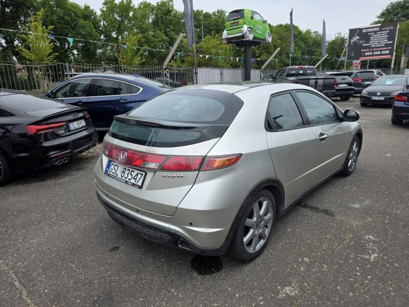 Honda Civic 1.8 Benzyna + LPG 140 KM, Klimatyzacja, Alufelgi, Komputer, Panorama VIII (2006-2011)