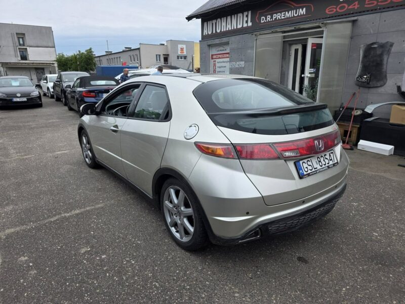 Honda Civic 1.8 Benzyna + LPG 140 KM, Klimatyzacja, Alufelgi, Komputer, Panorama VIII (2006-2011)