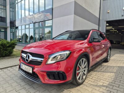 Mercedes GLA 45 AMG 4Matic 381KM. Salon PL. 1 właściciel. Bezwypadkowy.