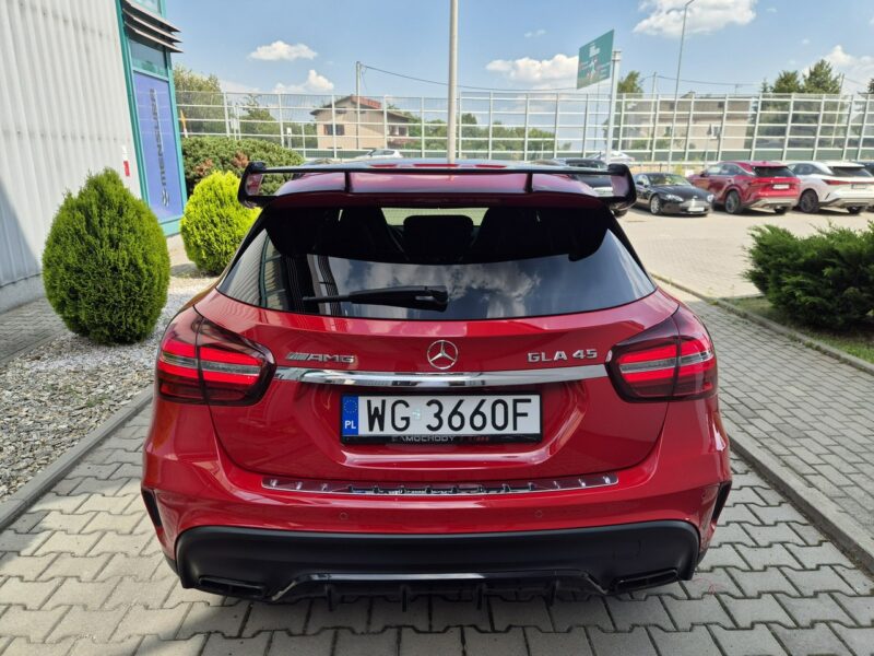 Mercedes GLA 45 AMG 4Matic 381KM. Salon PL. 1 właściciel. Bezwypadkowy.