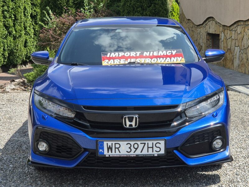 Honda Civic 1.5 VTEC Turbo 182KM, Sport Plus, Org. Lakier, Full Led X (2017-2021)