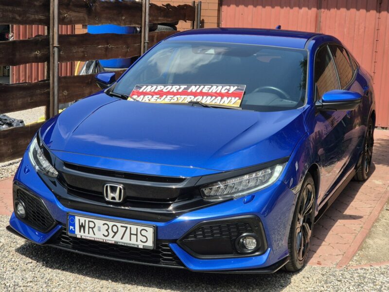 Honda Civic 1.5 VTEC Turbo 182KM, Sport Plus, Org. Lakier, Full Led X (2017-2021)