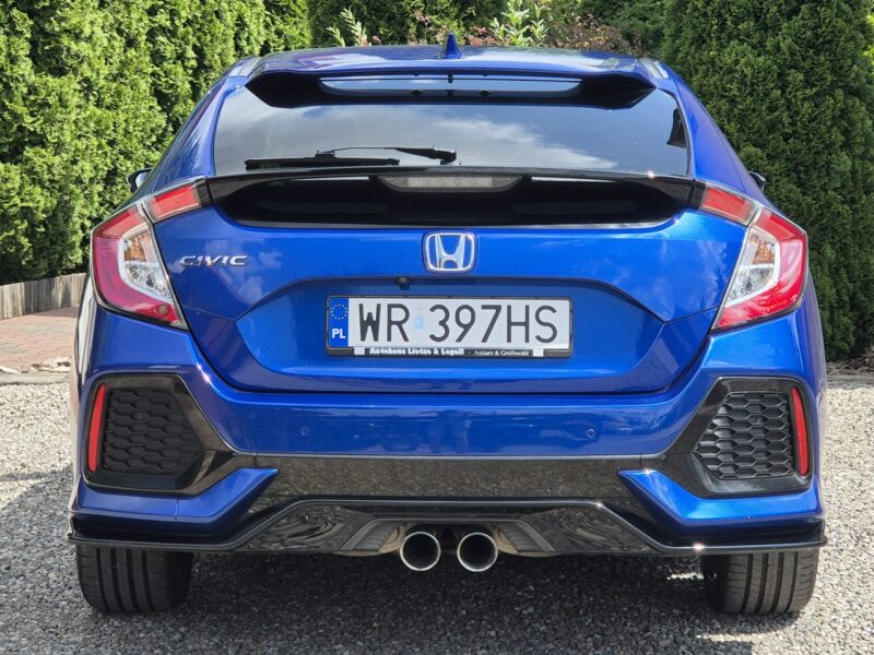 Honda Civic 1.5 VTEC Turbo 182KM, Sport Plus, Org. Lakier, Full Led X (2017-2021)