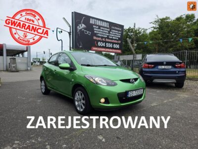 Mazda 2 1.3 Benzyna 75 KM, Klimatyzacja, Alufelgi, El. Szyby, El. Lusterka II (2007-2014)