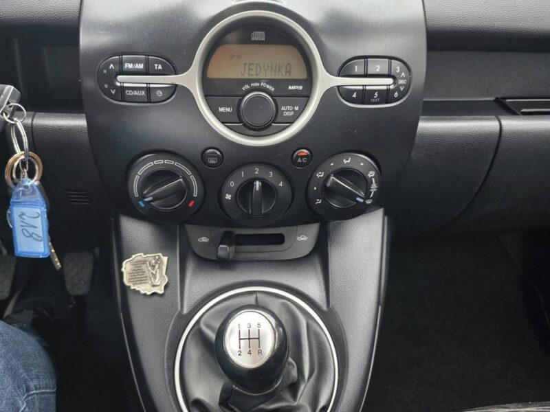 Mazda 2 1.3 Benzyna 75 KM, Klimatyzacja, Alufelgi, El. Szyby, El. Lusterka II (2007-2014)