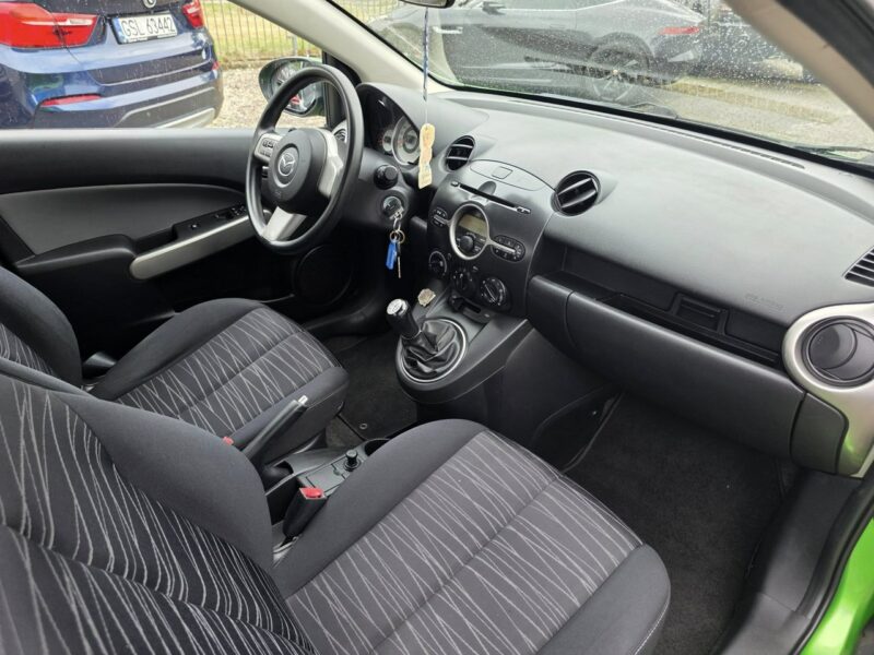 Mazda 2 1.3 Benzyna 75 KM, Klimatyzacja, Alufelgi, El. Szyby, El. Lusterka II (2007-2014)