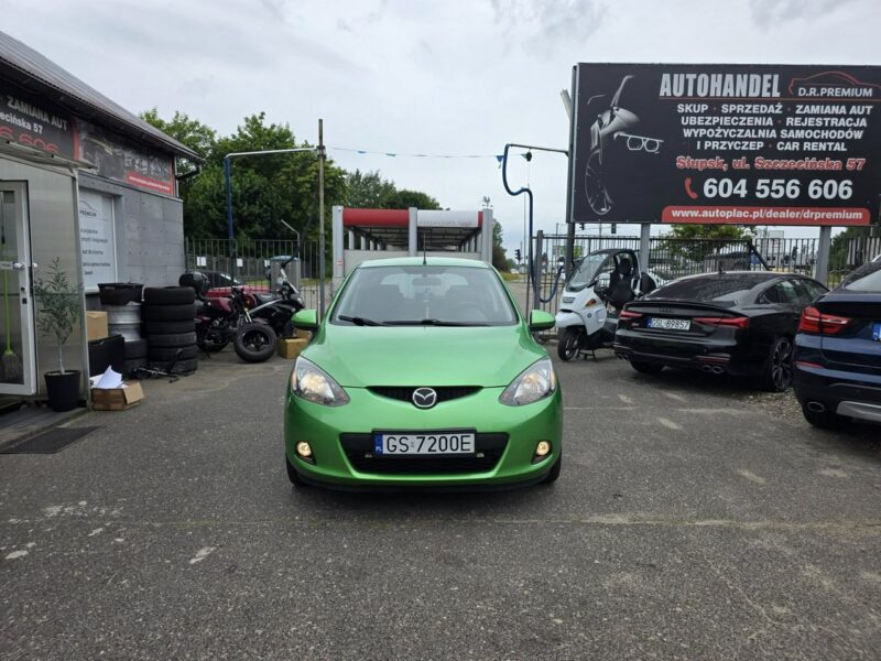 Mazda 2 1.3 Benzyna 75 KM, Klimatyzacja, Alufelgi, El. Szyby, El. Lusterka II (2007-2014)
