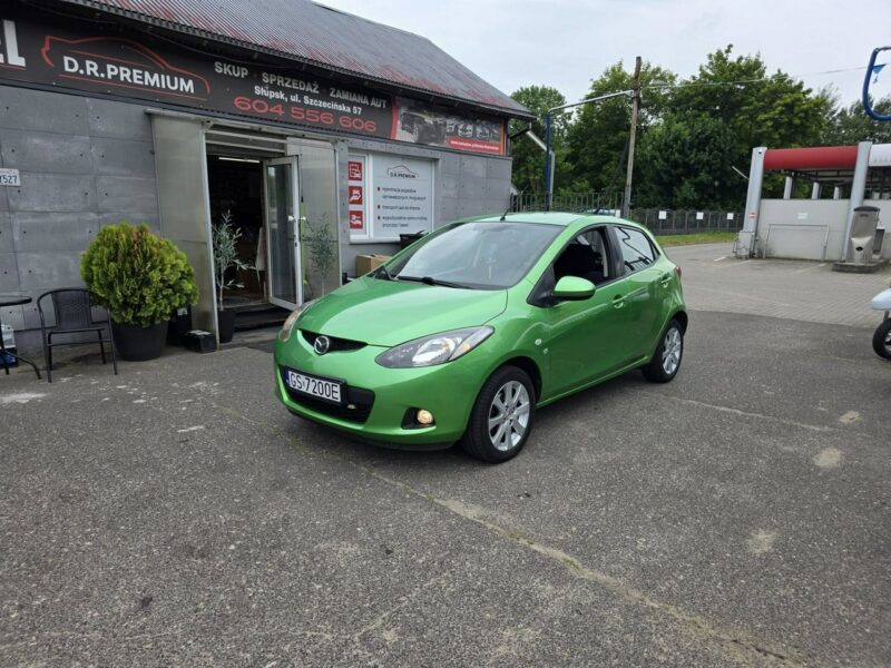 Mazda 2 1.3 Benzyna 75 KM, Klimatyzacja, Alufelgi, El. Szyby, El. Lusterka II (2007-2014)