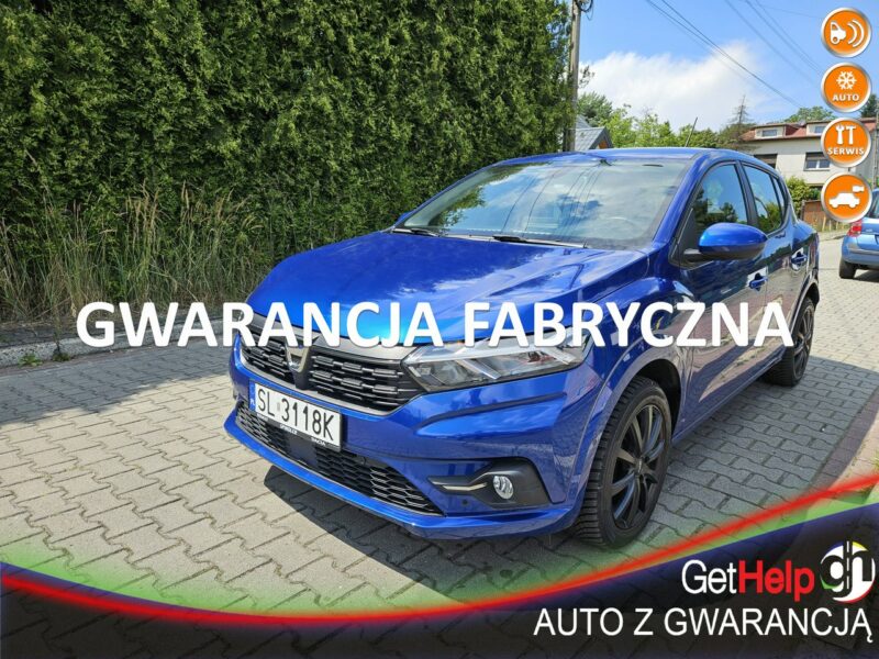 Dacia Sandero Gwarancja fabryczna / Klimatronic / Tempomat / Czujniki parkowania x 2 III (2020-)