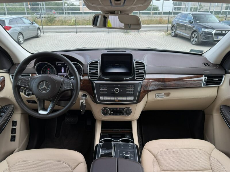 Mercedes GLS Klasa 500 V8, 455 KM. Salon PL. 1 wł. Masaże, Monitory. FV 23%.