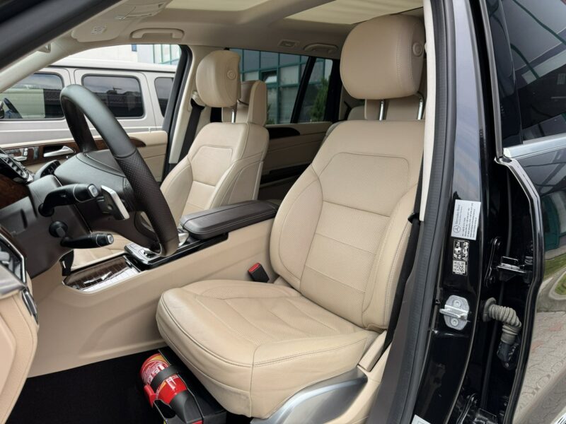 Mercedes GLS Klasa 500 V8, 455 KM. Salon PL. 1 wł. Masaże, Monitory. FV 23%.