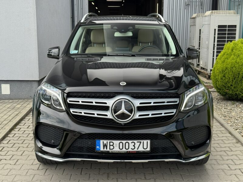 Mercedes GLS Klasa 500 V8, 455 KM. Salon PL. 1 wł. Masaże, Monitory. FV 23%.