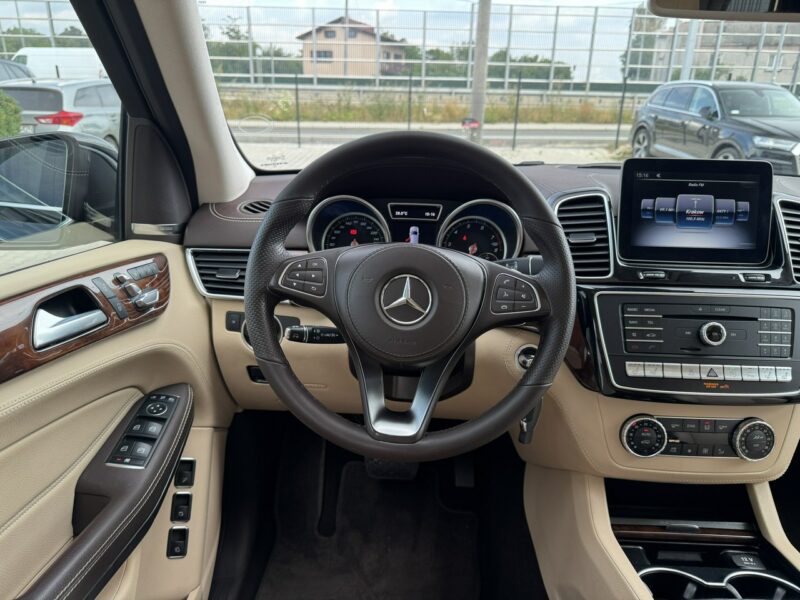 Mercedes GLS Klasa 500 V8, 455 KM. Salon PL. 1 wł. Masaże, Monitory. FV 23%.