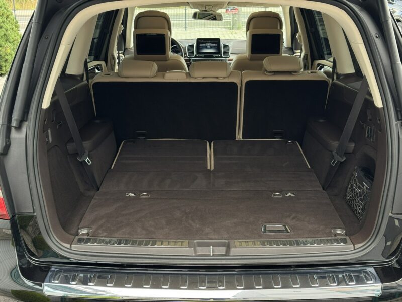 Mercedes GLS Klasa 500 V8, 455 KM. Salon PL. 1 wł. Masaże, Monitory. FV 23%.