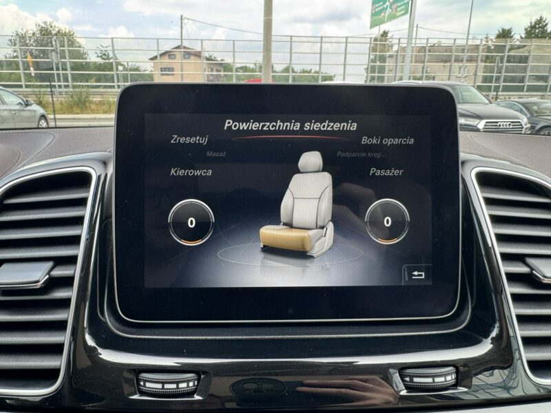 Mercedes GLS Klasa 500 V8, 455 KM. Salon PL. 1 wł. Masaże, Monitory. FV 23%.