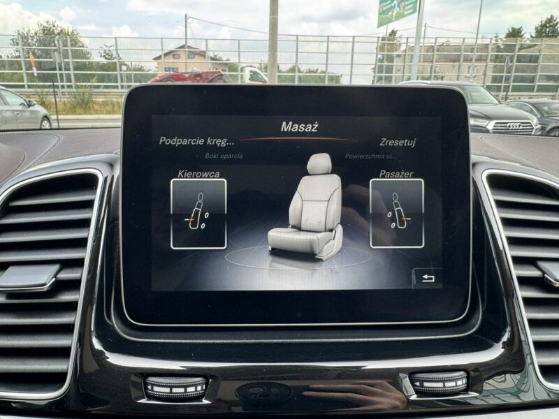 Mercedes GLS Klasa 500 V8, 455 KM. Salon PL. 1 wł. Masaże, Monitory. FV 23%.
