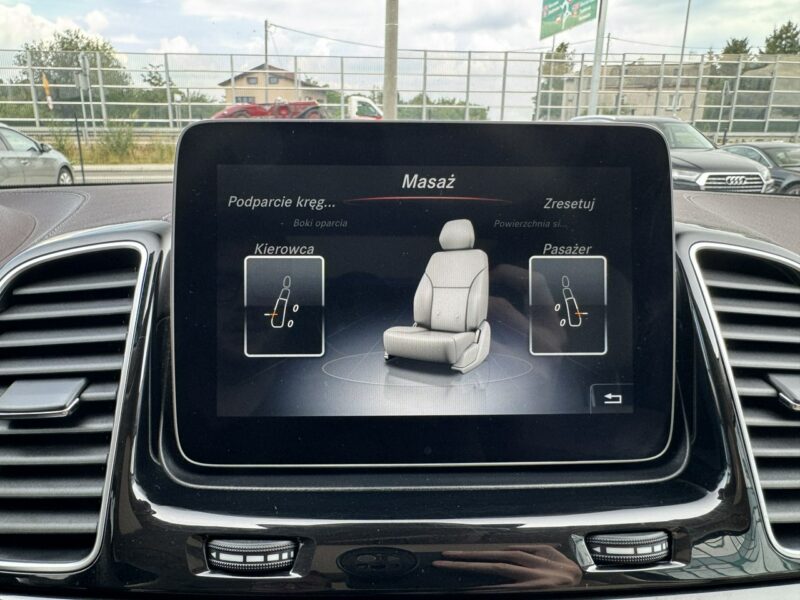Mercedes GLS Klasa 500 V8, 455 KM. Salon PL. 1 wł. Masaże, Monitory. FV 23%.