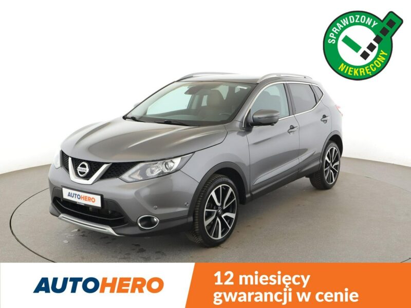 Nissan Qashqai Tekna skóra navi panorama grzane fotele kamera tempomat Bluetooth II (2013-2021)