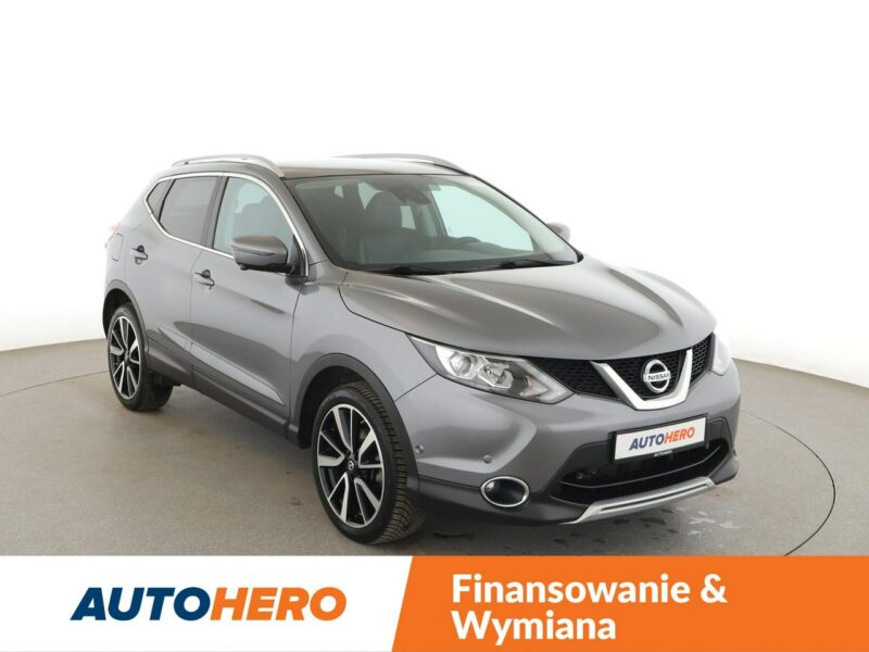 Nissan Qashqai Tekna skóra navi panorama grzane fotele kamera tempomat Bluetooth II (2013-2021)