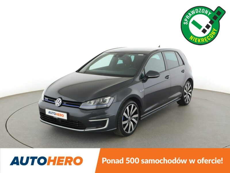 Volkswagen Golf PHEV bi-xenon navi klima auto kamera i czujniki parkowania grzane fote VII (2012-)