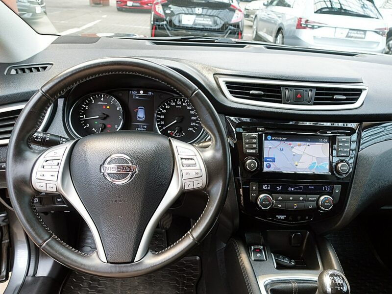 Nissan Qashqai TYLKO 71TYŚ KM PANORAMA+LED+NAVI+Kamera360 SERWIS GWAR. KRAJOWY BEZWYP II (2013-2021)