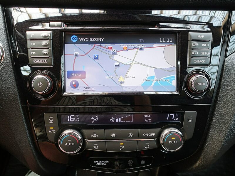 Nissan Qashqai TYLKO 71TYŚ KM PANORAMA+LED+NAVI+Kamera360 SERWIS GWAR. KRAJOWY BEZWYP II (2013-2021)